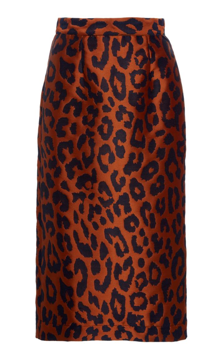 Alcoolique Araka Midi Tubolar Cheetah Skirt