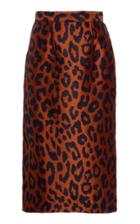 Alcoolique Araka Midi Tubolar Cheetah Skirt
