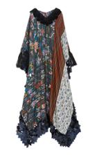 Tory Burch Printed Pleated Caftan
