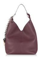 Anya Hindmarch Claret Mini Grain Bucket Circle Bag