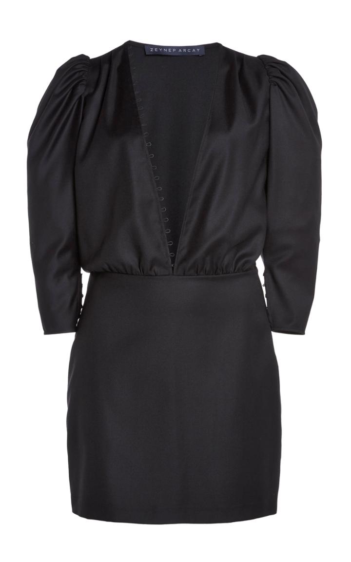 Moda Operandi Zeynep Aray Wool Mini Dress