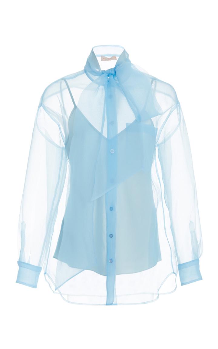 Moda Operandi Tory Burch Organza Bow Blouse