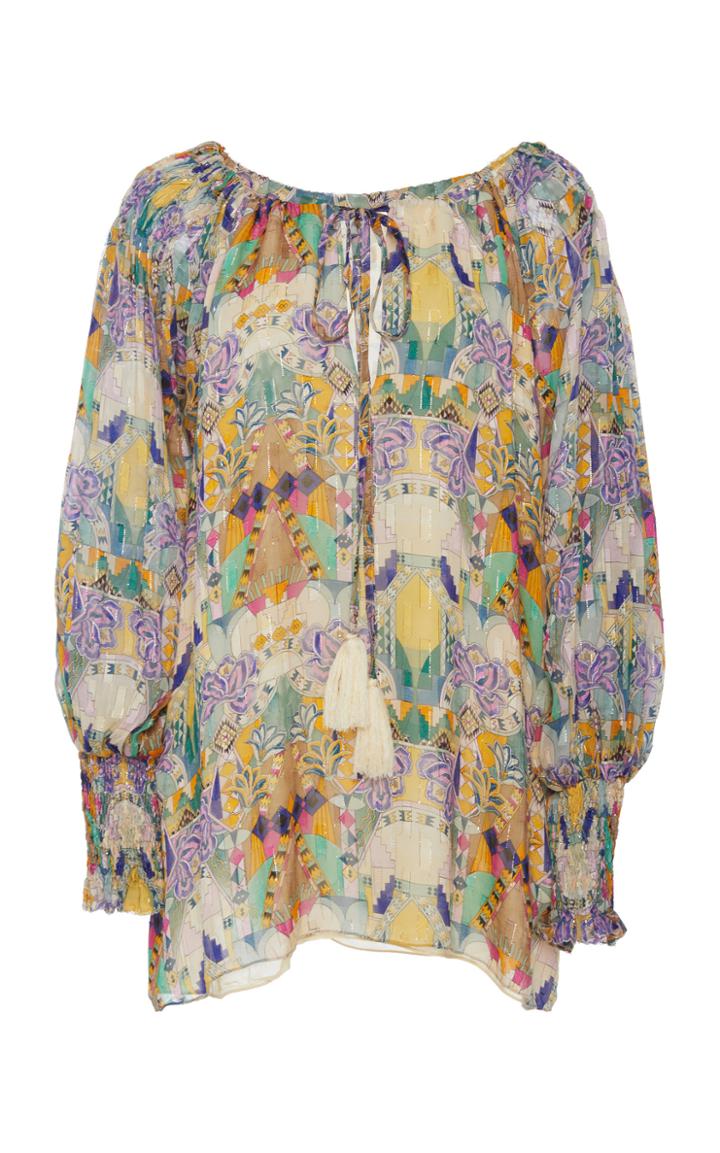 Chufy Inka Printed Broadcloth Blouse