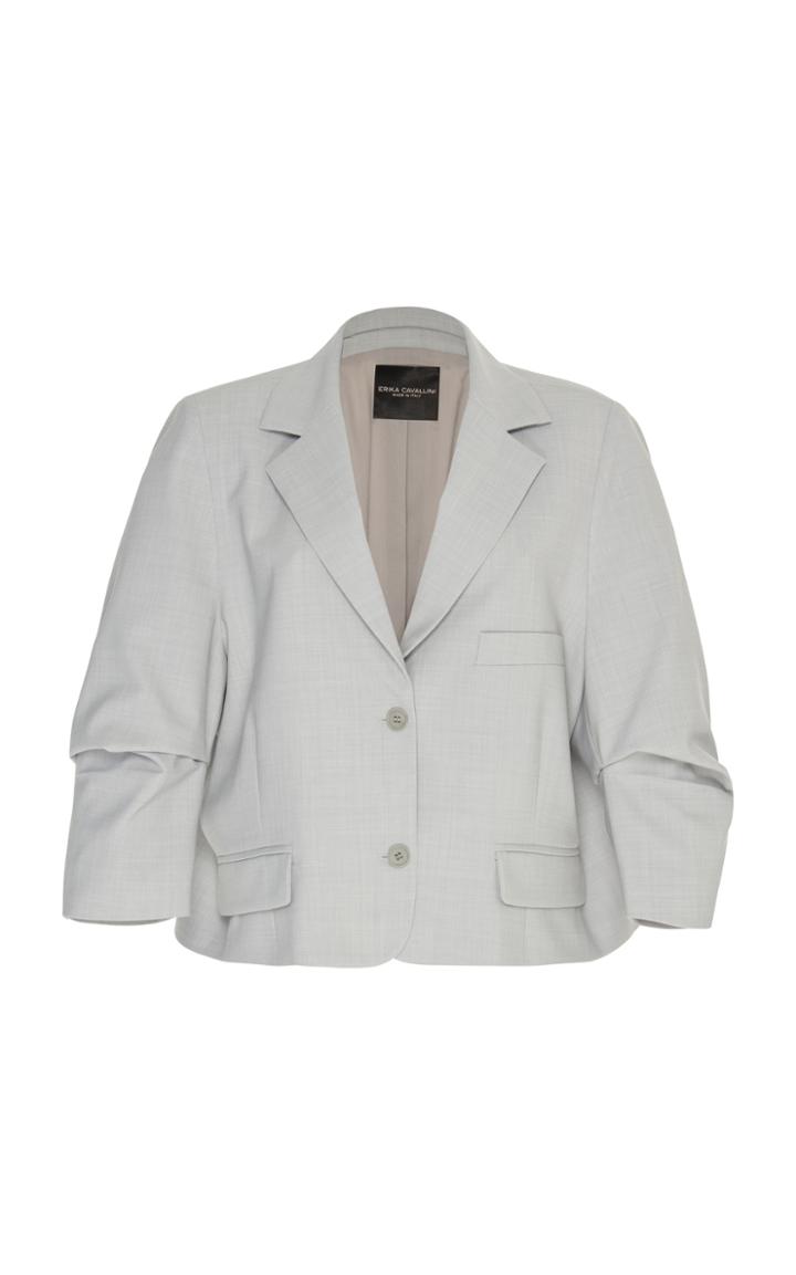 Erika Cavallini Beatrice Gathered Sleeve Jacket
