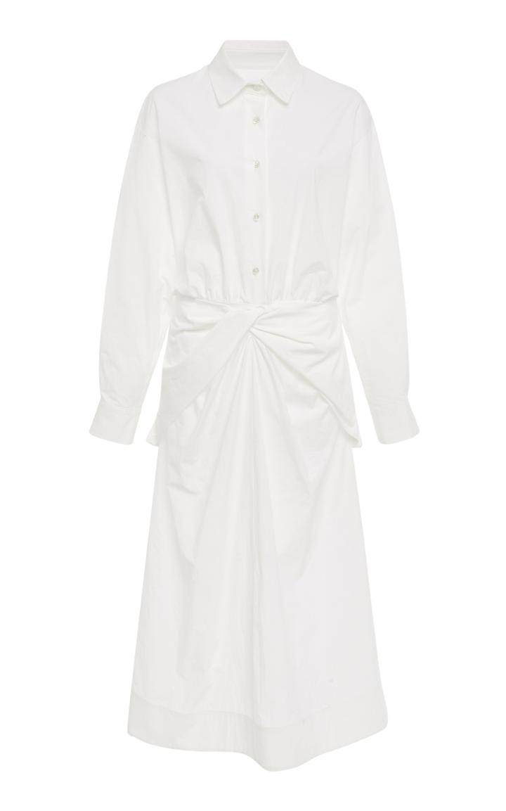 Sea Capri Twisted Shirt Dress