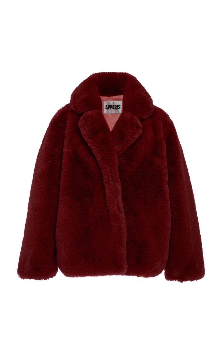Apparis Manon Faux-fur Coat Size: Xs