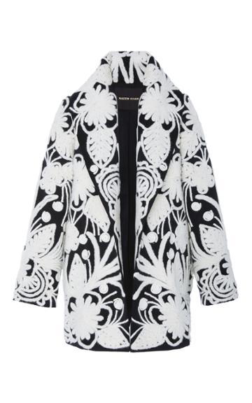 Naeem Khan Embroidered Coat