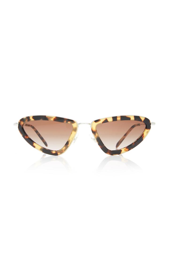 Miu Miu Cat-eye Tortoiseshell Acetate Sunglasses