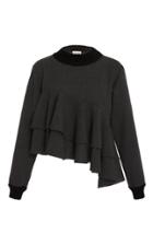 Sea Prince Of Whales Ruffled Sweatshirt