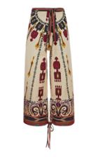 Etro Printed Silk-blend Tapered Pants