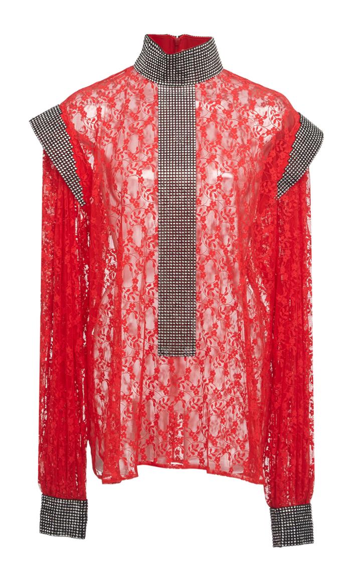 Christopher Kane Lace And Sequin Blouse
