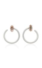 Bea Bongiasca Small Tendril Circle Earrings