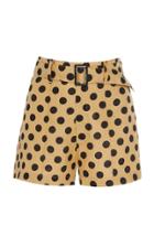 Lisa Marie Fernandez Polka-dot Linen Shorts