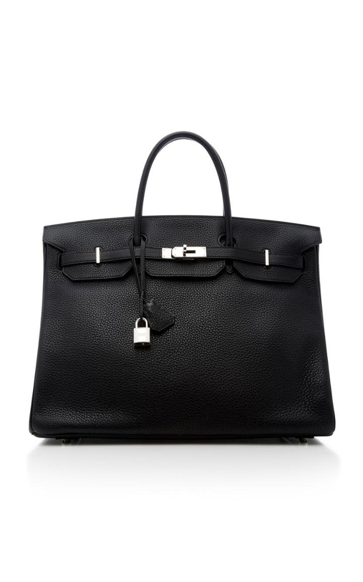 Heritage Auctions Special Collection Hermes 40cm Black Clemence Leather Birkin