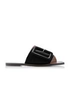 Atp Atelier Ceci Buckled Leather Slides Size: 38