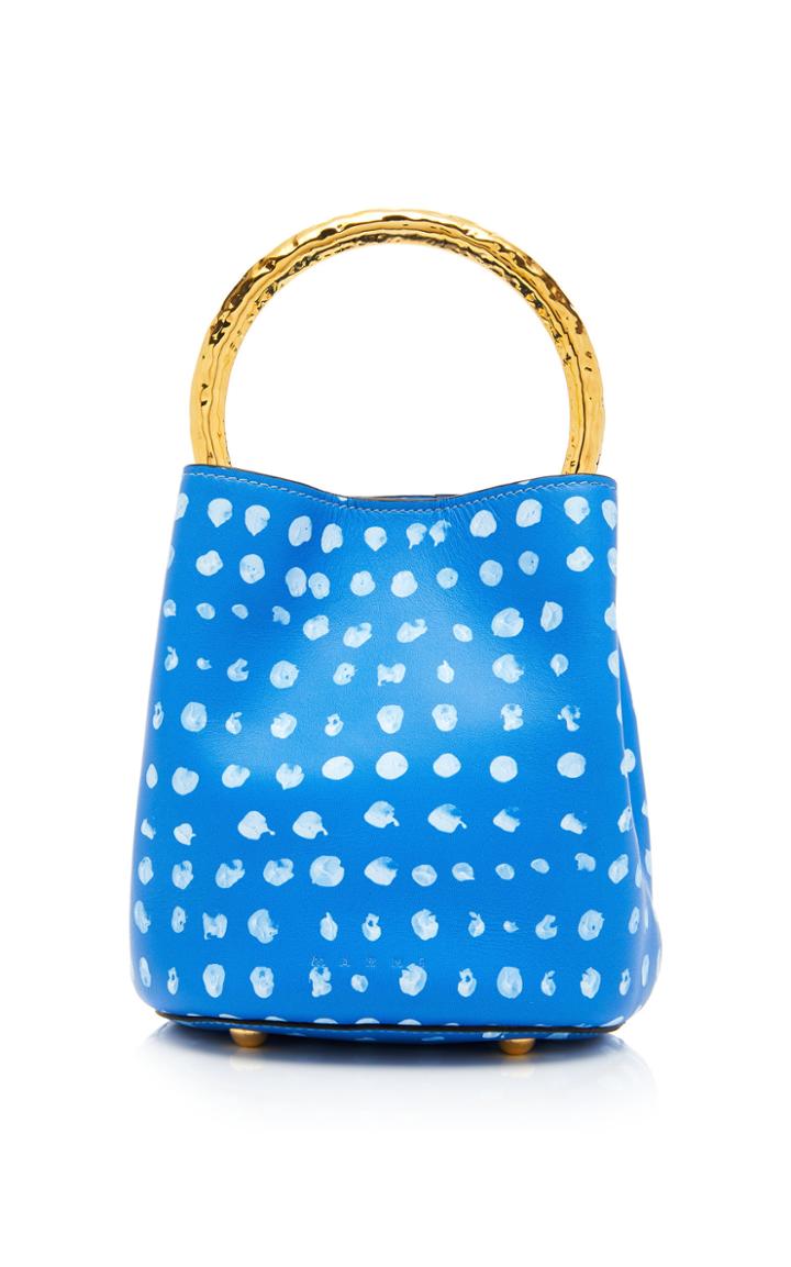 Marni Pannier Small Printed Leather Bag