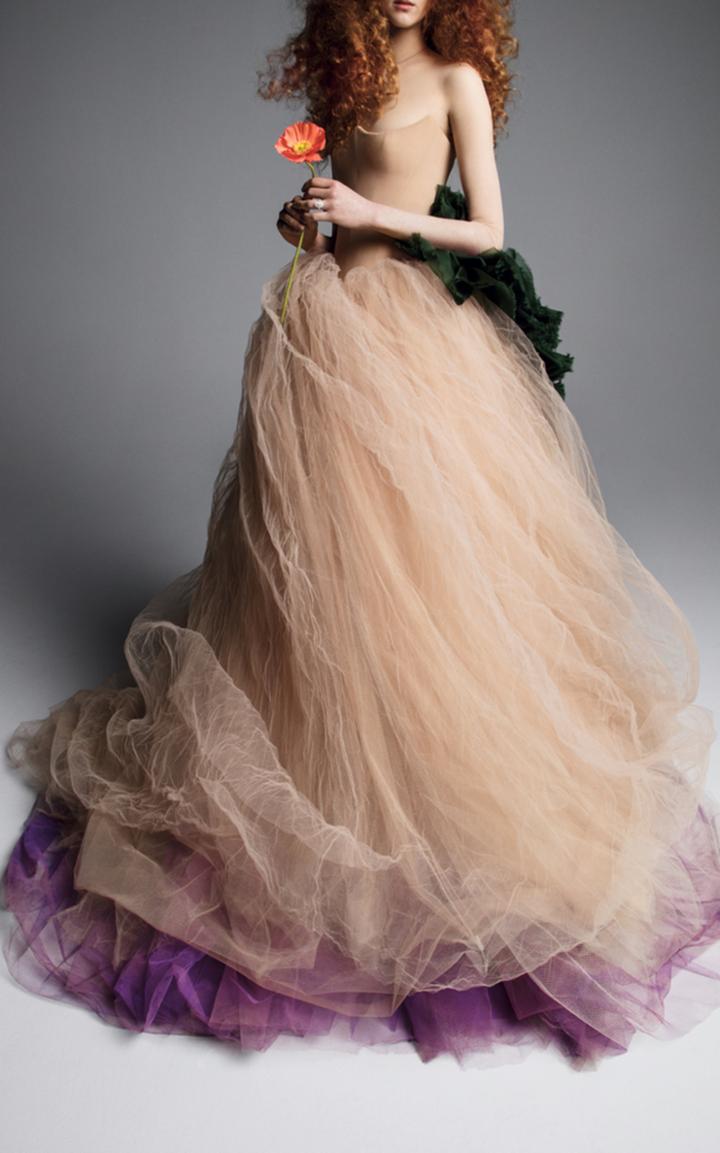 Vera Wang Anna Strapless Ballgown