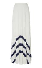 Oday Shakar Pleated Jersey Skirt