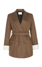 Racil Farrah Belted Virgin Wool Blazer