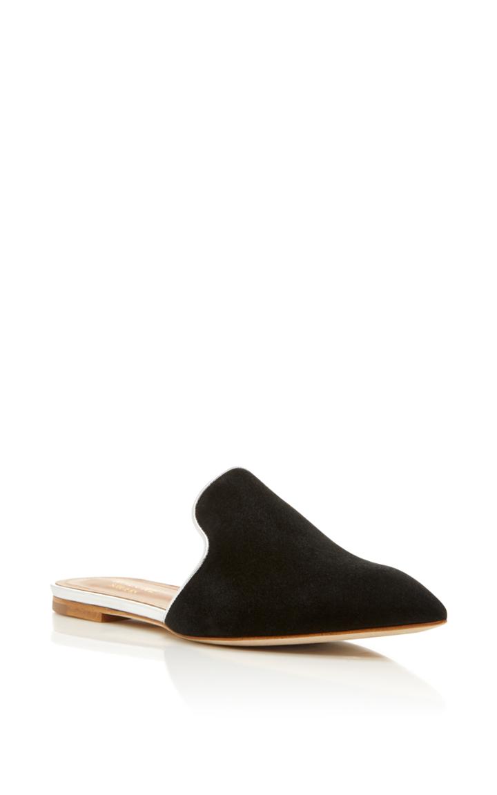 Malone Souliers Black Marianne Slipper