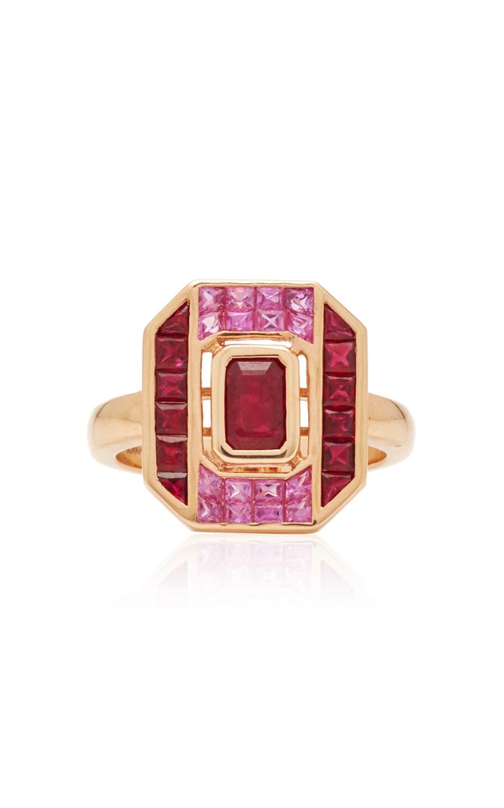 Moda Operandi Kavant & Sharart Geoart Puzzle Ring Size: 5