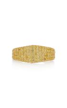 Ralph Masri 18k Yellow Gold, Diamond, And Yellow Sapphire Ring