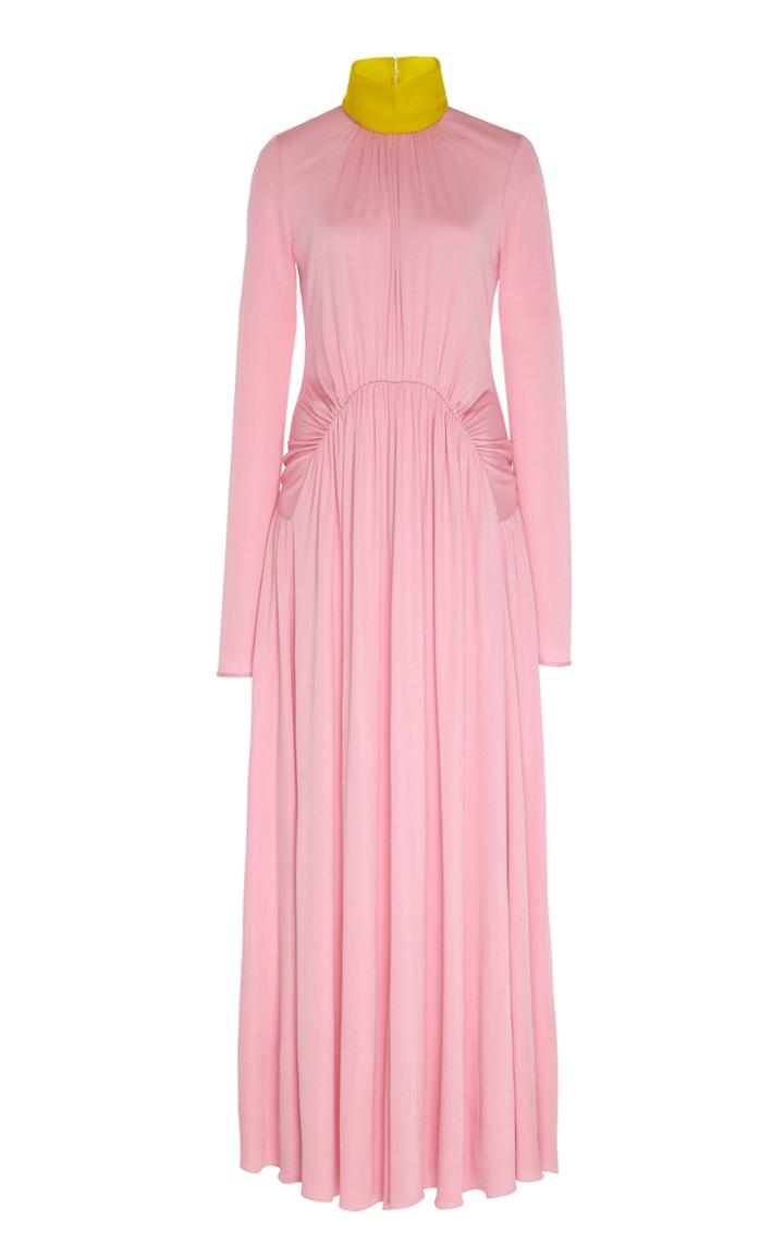 Moda Operandi Roksanda Nalia Ruched Crepe Maxi Dress Size: 6