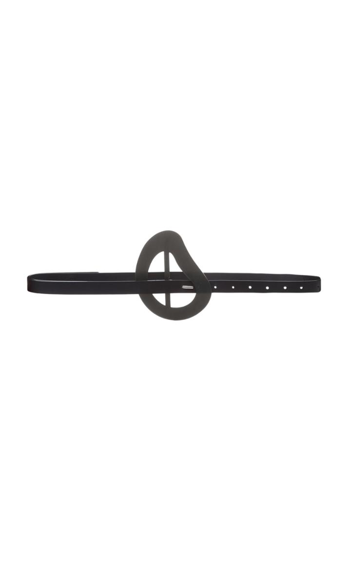 Tibi Organic Leather Buckle Belt