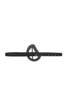 Tibi Organic Leather Buckle Belt
