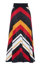 Msgm Stripe Knit Maxi Skirt