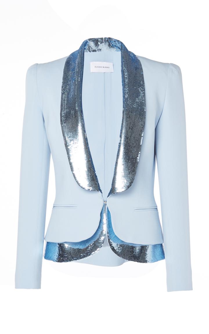 Zuhair Murad Sequin Embellished Blazer