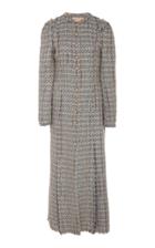 Brock Collection Palagno Longline Tweed Maxi Coat