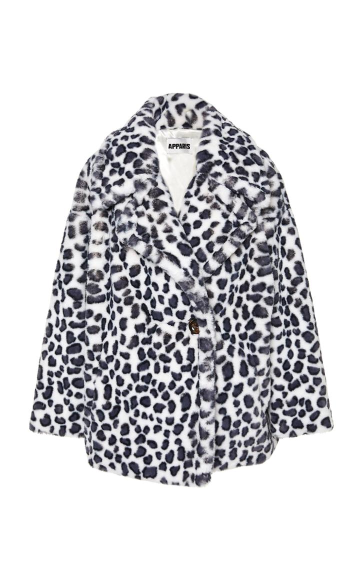 Apparis Amelia Leopard Spot Crop Jacket