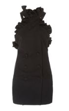 Dundas Ruffled Halter Mini Dress