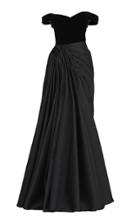 Mark Bumgarner Bella Off-the-shoulder Gown