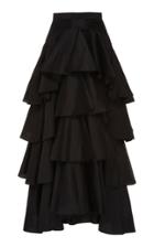 Giambattista Valli Tiered Taffeta Maxi Skirt