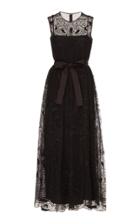 Moda Operandi Red Valentino Bow-detailed Embroidered Tulle Dress Size: 36