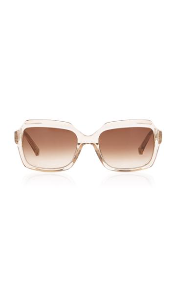 Kate Young Toni Square-frame Acetate Sunglasses