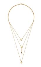 Katey Walker 18k Gold Rainbow Moonstone And Diamond Necklace
