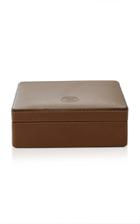 Ghurka Leather Cufflink Box