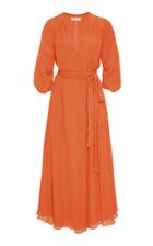 Moda Operandi Gabriela Hearst Demeter Cape-back Wrap Maxi Dress Size: 38