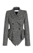 Moda Operandi Michael Kors Collection Herringbone Tweed Peplum Blazer