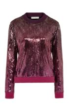 Mary Katrantzou Magpie Long Sleeve Sequin Top