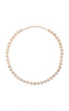 Kismet By Milka Eclectics White And Champagne Diamond Full Mini Star Rose Gold Necklace