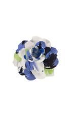 Moda Operandi Philosophy Di Lorenzo Serafini Printed Poplin Rosette Brooch