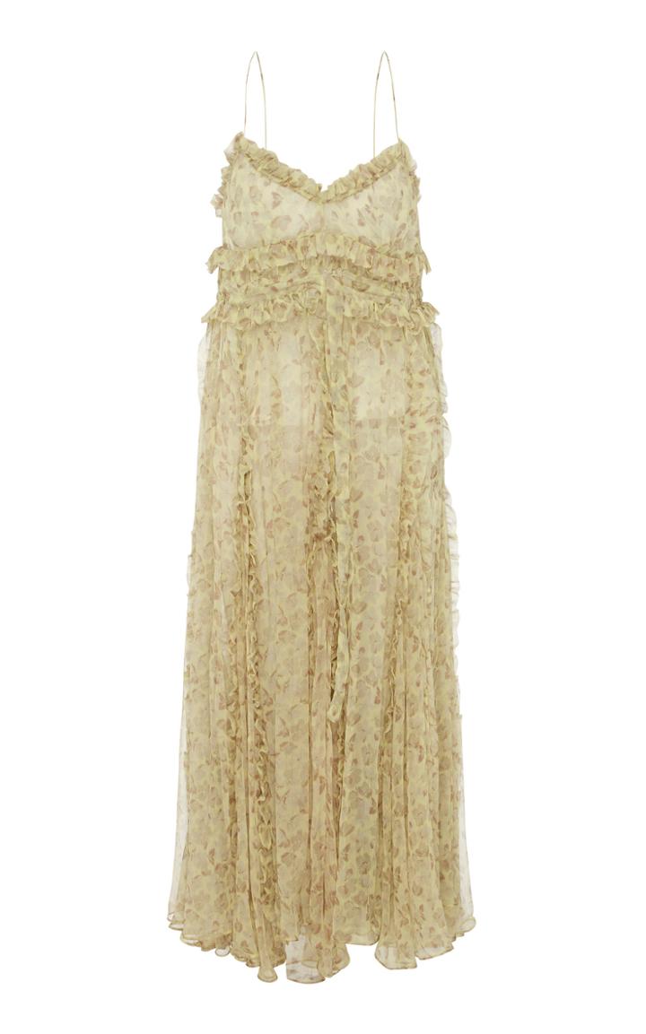 Lee Mathews Nina Crinkle Silk Cami Dress