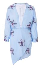 Markarian Thetis Brittle Starfish Wrap Mini Dress