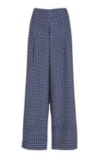 Giuliva Heritage Amanda Chain Print Silk Trousers