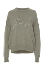 Loewe Embroidered Cotton Sweatshirt Size: Xs