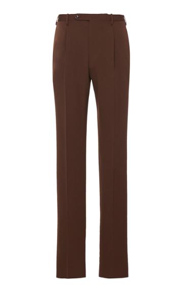 Camoshita Wool-blend Slim-leg Pants Size: 48